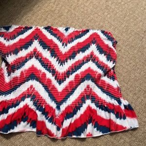 NO BOUNDARIES Women’s Tube Top Tank USA XXXL or 3X